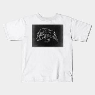 Bull - Handmade Pencil Drawing Kids T-Shirt